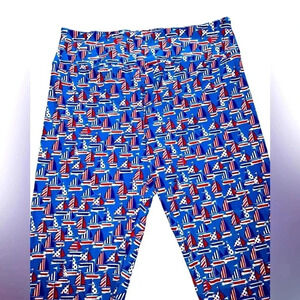 Lularoe TC blue nautical boat leggings. NWOT from OG designer Patrick.